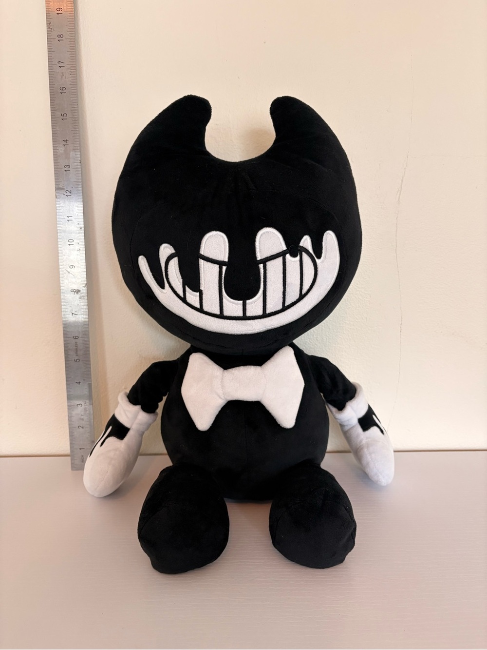 Black & White BENDY Plush Toy